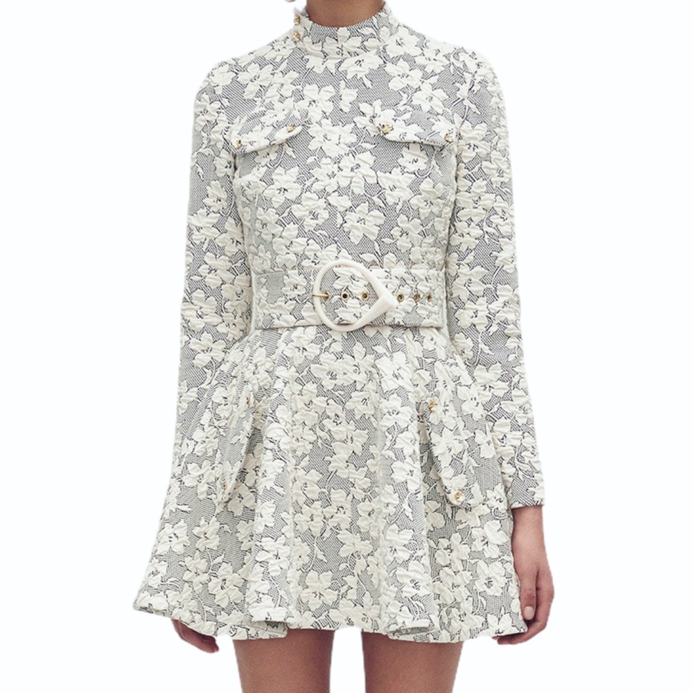 JW ANDERSON FLORAL PRINTED DRESS SIZE UK8